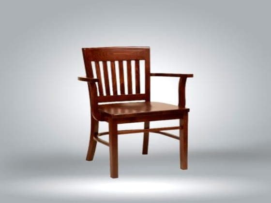Classic Solid Wood Armchair