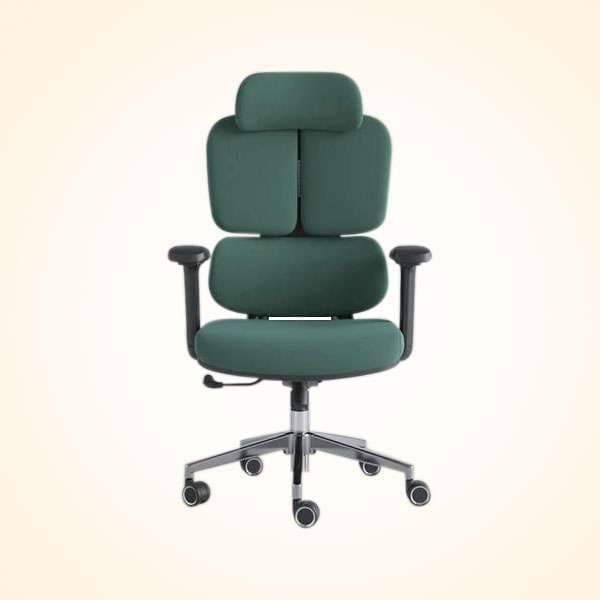 Ergonomic High-Back Dark Green Mesh Executive Chair