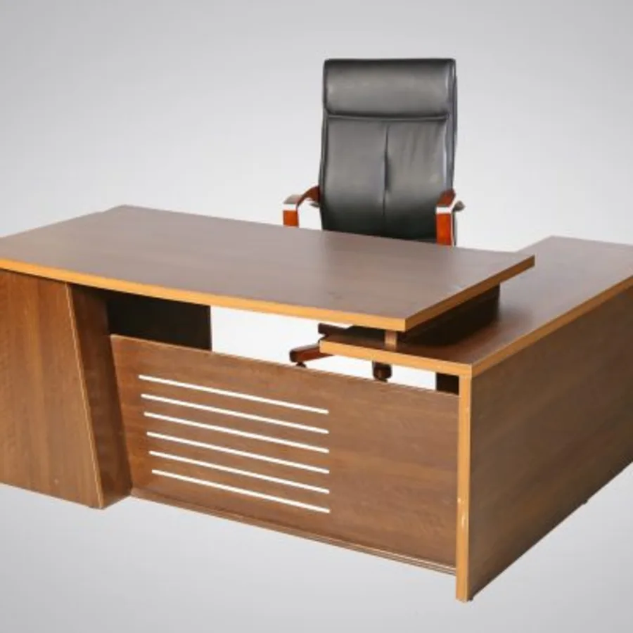 Modern L-Shaped Executive Desk
